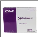 ACICLOVIR 800 MG CAJA X 10 COMPRIMIDOS - Ecofarma